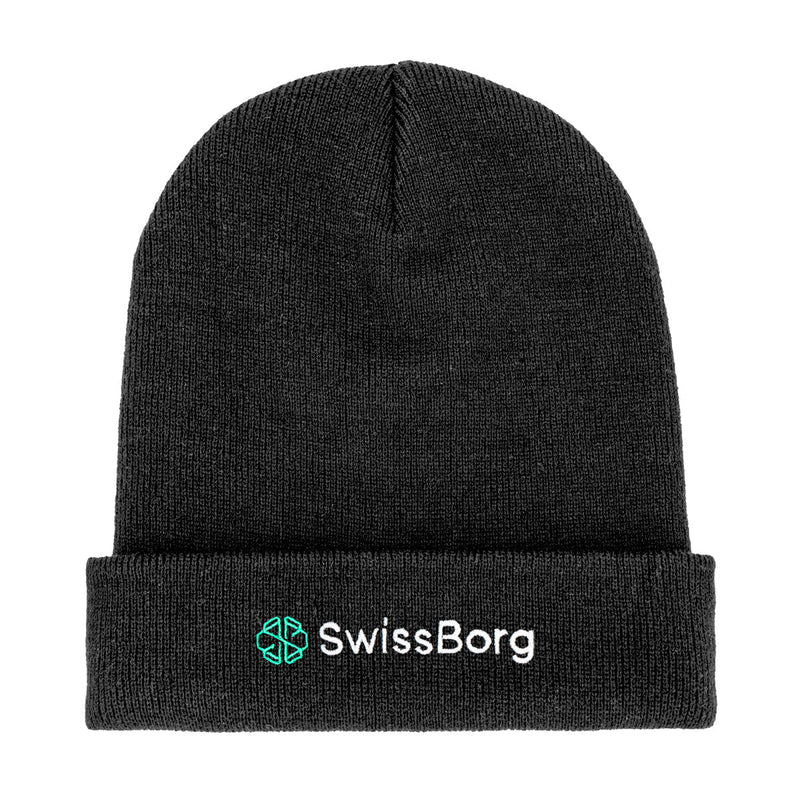 SwissBorg Black Beanie