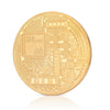Bitcoin Coin physical gold collectible BTC Coin side back art collection decorative - SwissBorg Shop