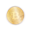 Bitcoin Coin physical gold collectible BTC Coin face art collection decorative with robust hard plastic case - SwissBorg Shop