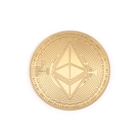 Ethereum Coin physical gold collectible ETH Coin face art collection decorative - SwissBorg Shop