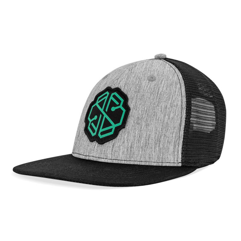 SwissBorg Grey Snapback Cap side