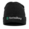 Worn SwissBorg Black Beanie