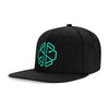 SwissBorg Black Snapback Cap side