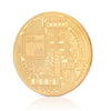 Bitcoin Coin physical gold collectible BTC Coin side back art collection decorative - SwissBorg Shop