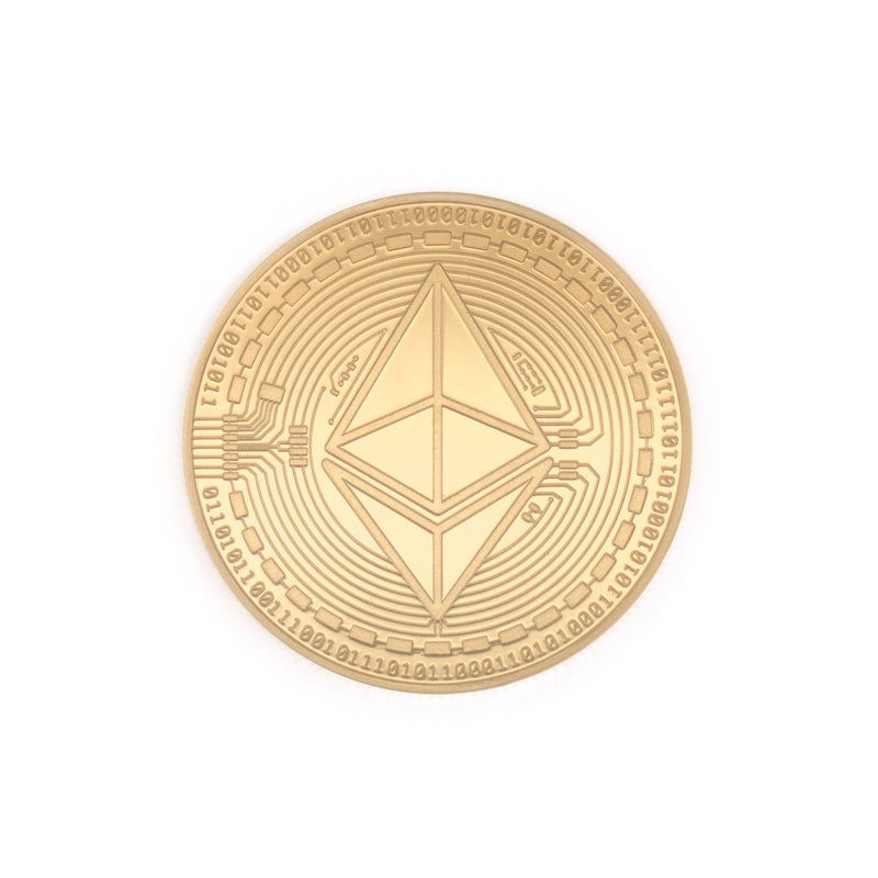 Ethereum Coin physical gold collectible ETH Coin face art collection decorative - SwissBorg Shop