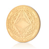 Ethereum Coin physical gold collectible ETH Coin side back art collection decorative - SwissBorg Shop