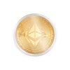 Ethereum Coin physical gold collectible ETH Coin face art collection decorative with robust hard plastic case - SwissBorg Shop